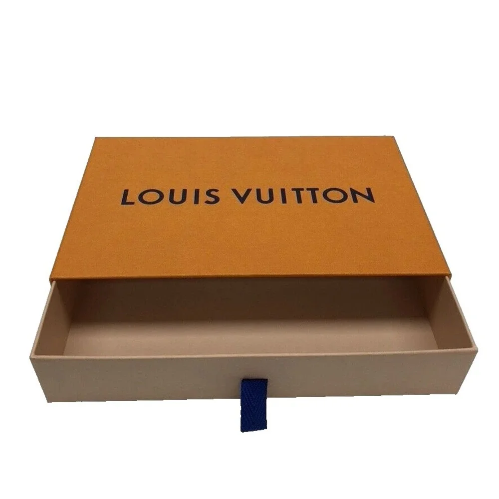Authentic Louis‎ Vuitton Box Drawer Style Empty Storage Small Orange 8x5.5x1.5